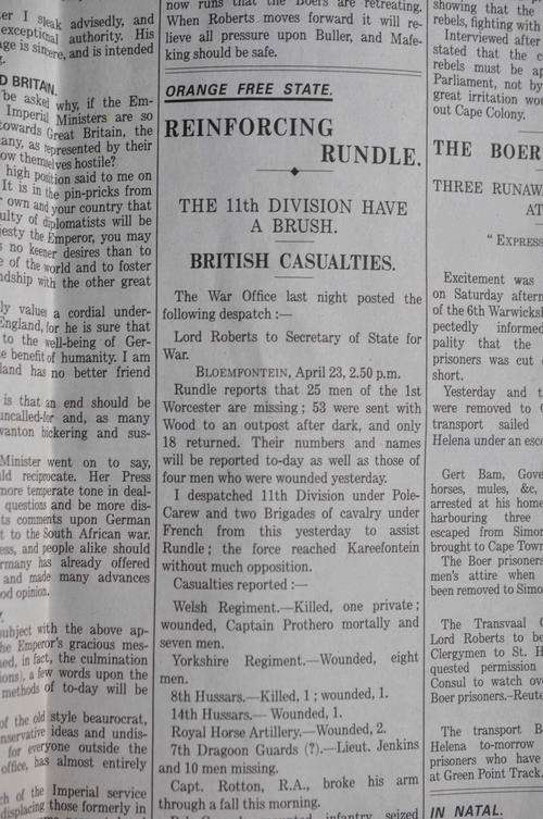 Boer war, Colonism, Newpaper, rare, Transvaal