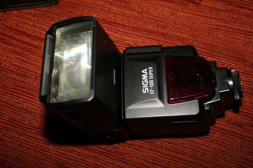 Sigma EF 500 super flash for Nikon