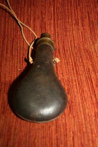 Antique Black powder flask