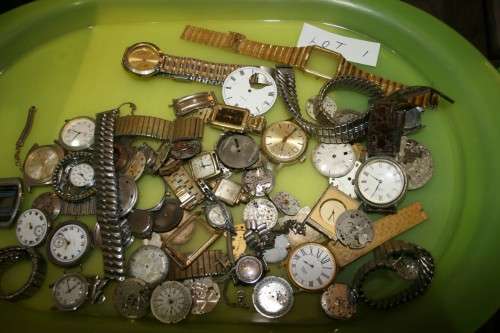 Lot of watches spares repairs or steampunk