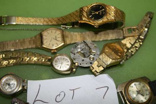 Lot of watches spares repairs or steampunk