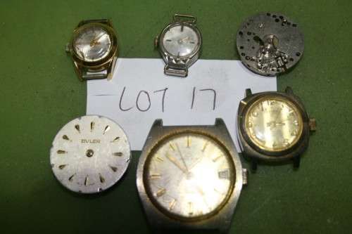 Lot of watches spares repairs or steampunk