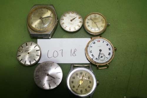 Lot of watches spares repairs or steampunk