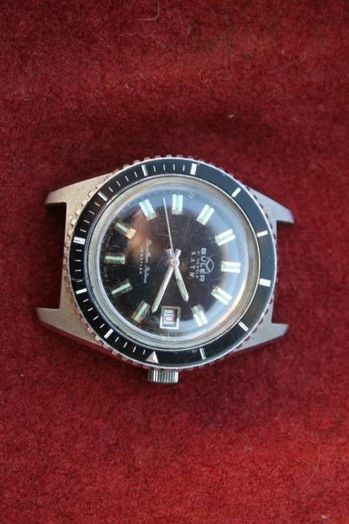 Buler Jemaflex 21 jewels diver's watch working condition