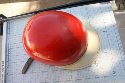 Very old Traffic police helmet