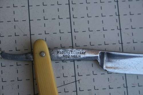 Bismarck Solingen Made in Germany Cutthroat razor.