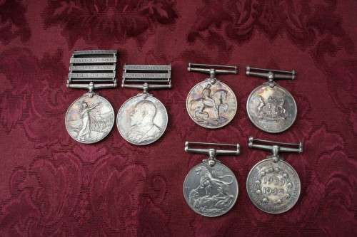 Set of Mdals issued To G Bagley