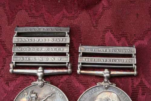 Set of Mdals issued To G Bagley