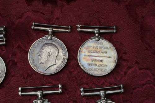 Set of Mdals issued To G Bagley
