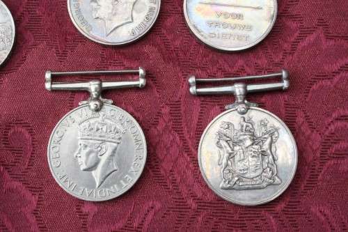 Set of Mdals issued To G Bagley