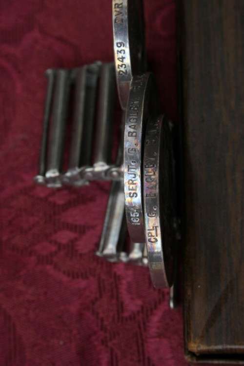 Set of Mdals issued To G Bagley
