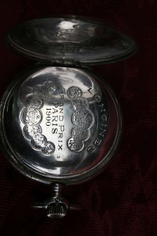Longines Grand Prix Paris 1900 Silver pocket watch