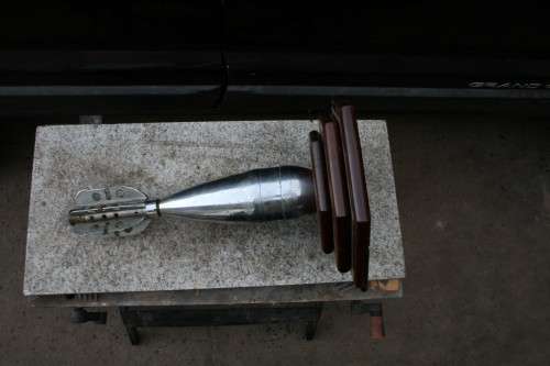 CHROMED MOUNTED MORTAR