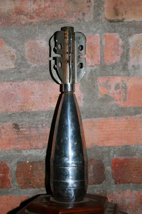 CHROMED MOUNTED MORTAR