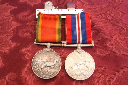 Set of Medals issued to a Female. AS Vermeulen