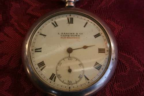 L Zaacks & Co. Cape Town pocket watch . Working