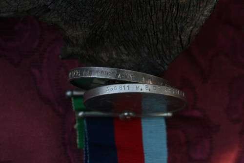 Medals issued to father and daughter.