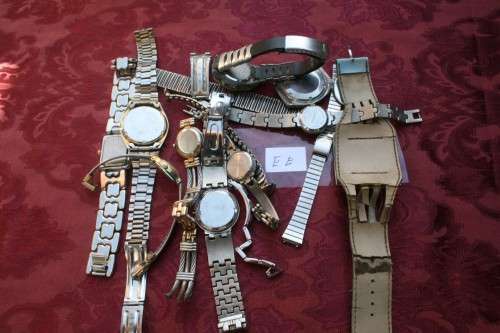 Lot of Mixed watches..Cases...straps.... Spares /Repairs Steampunk Jewelery
