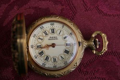 Aero Neuchatel Pocket watch in very good condition