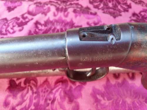 ANTIQUE 1906 LINCOLN BSA IMPROVED MODEL D .177 AIR RIFLE.