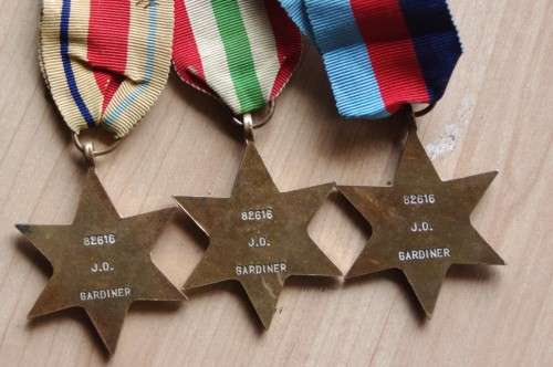 WW2 medal set with 1St army bar