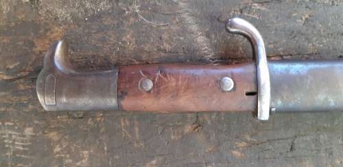German Southwest Africa:  kS98 Schutztruppe Saw-Back Bayonet
