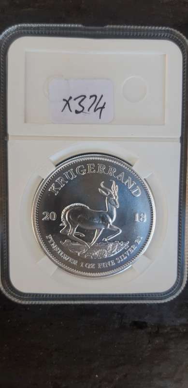 2018 SILVER 1 oz  KRUGERRAND