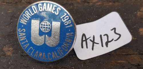 Worl games 1981 Santa Clara California badge