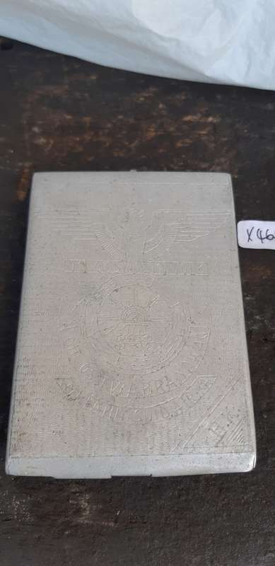 Prisoner of War ..Die Ossewa Brandwag ...cigarette case