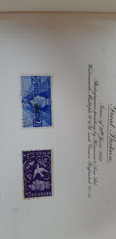 Victory and Peace stamps 1945-1946. Full set Album