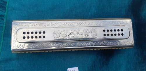 The Echo Harp . Bell metal Reeds C and G