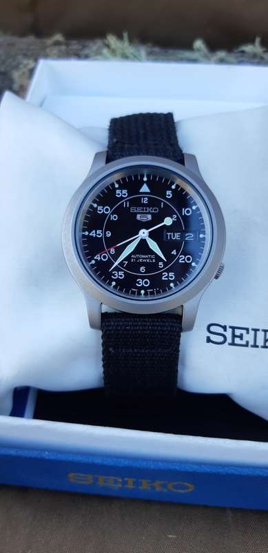 Seiko Automatic watch. As new in box all papers.