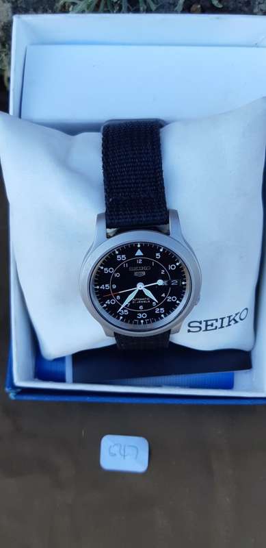 Seiko Automatic watch. As new in box all papers.