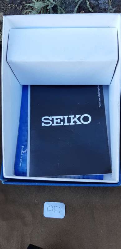 Seiko Automatic watch. As new in box all papers.