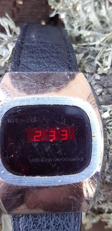 Kienzle  LED Chronoquartz watch . WORKING