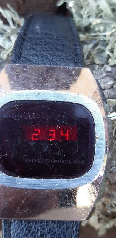 Kienzle  LED Chronoquartz watch . WORKING