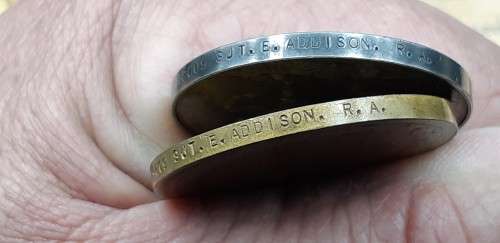 WW1 and WW2 Medal sets to same family members.