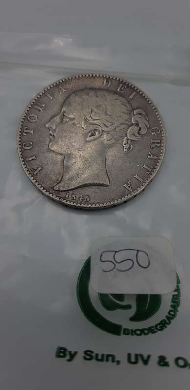 Great Britain Crown KM# 741 1845