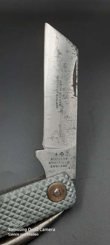 Navy Pocket knife, Never been sharpened . Rodgers Sheffield