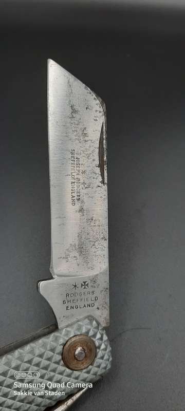 Navy Pocket knife, Never been sharpened . Rodgers Sheffield