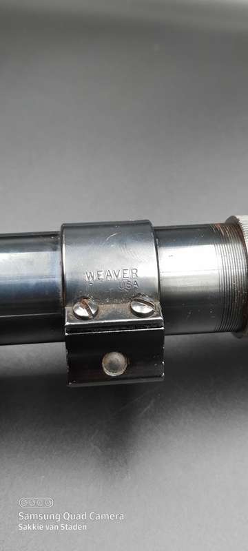 Weaver k2.5 complete with weaver mounts