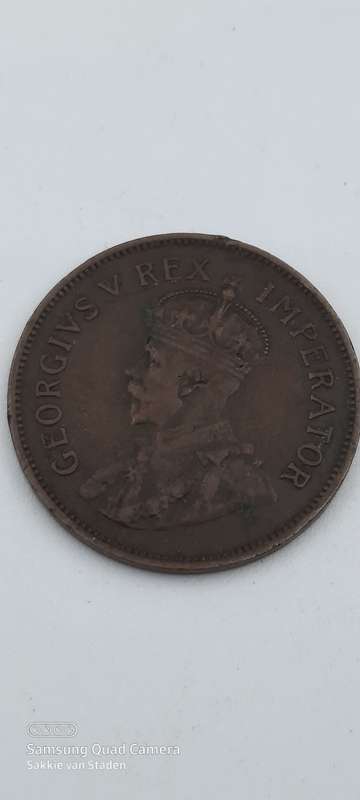 1931 half penny Mintage of 145000