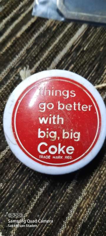 Coca Cola yoyo from around 1963
