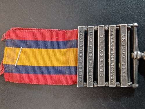 Qeen South Africa medal 5 Bars