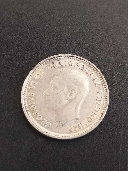 1944 Australia three pence coin