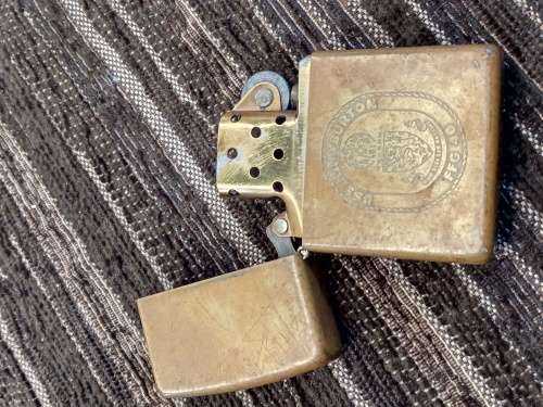 USS Halyburton FFG 40 Zippo lighter