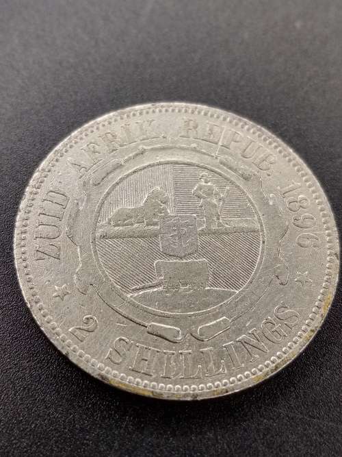 1896 ZAR 2 shillings