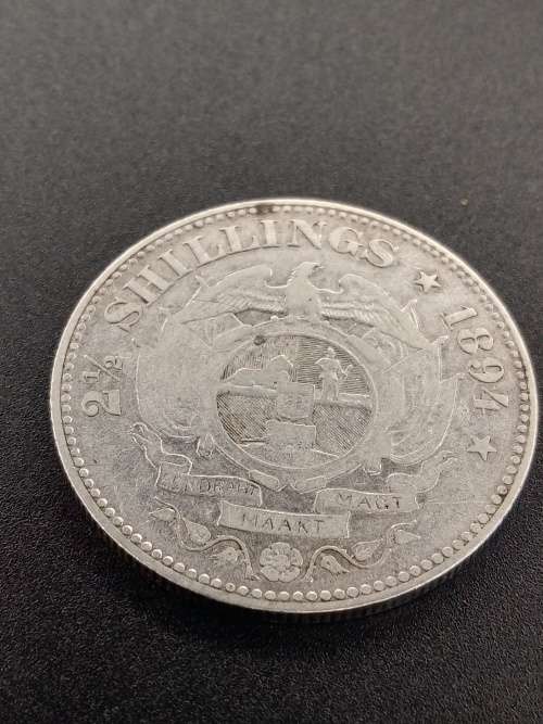 1894 ZAR 2.5 shilling