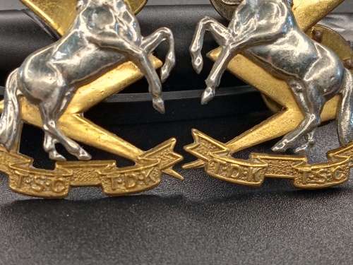 TDK collar badge x2 set