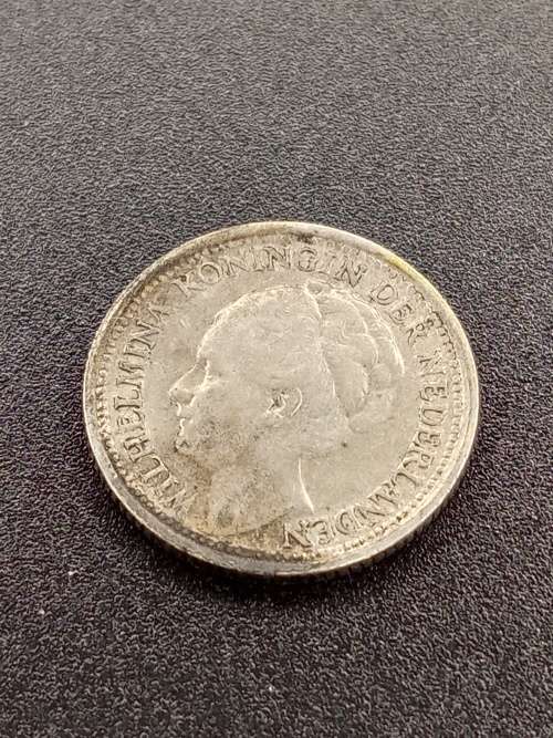 1937 10 cents coin nederland